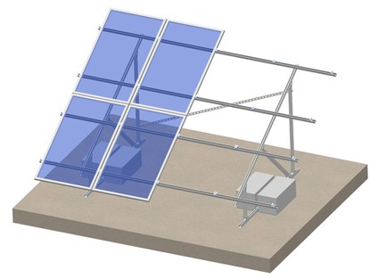 Flat Roof-C Type Steel Ballasted Roof Mounting System